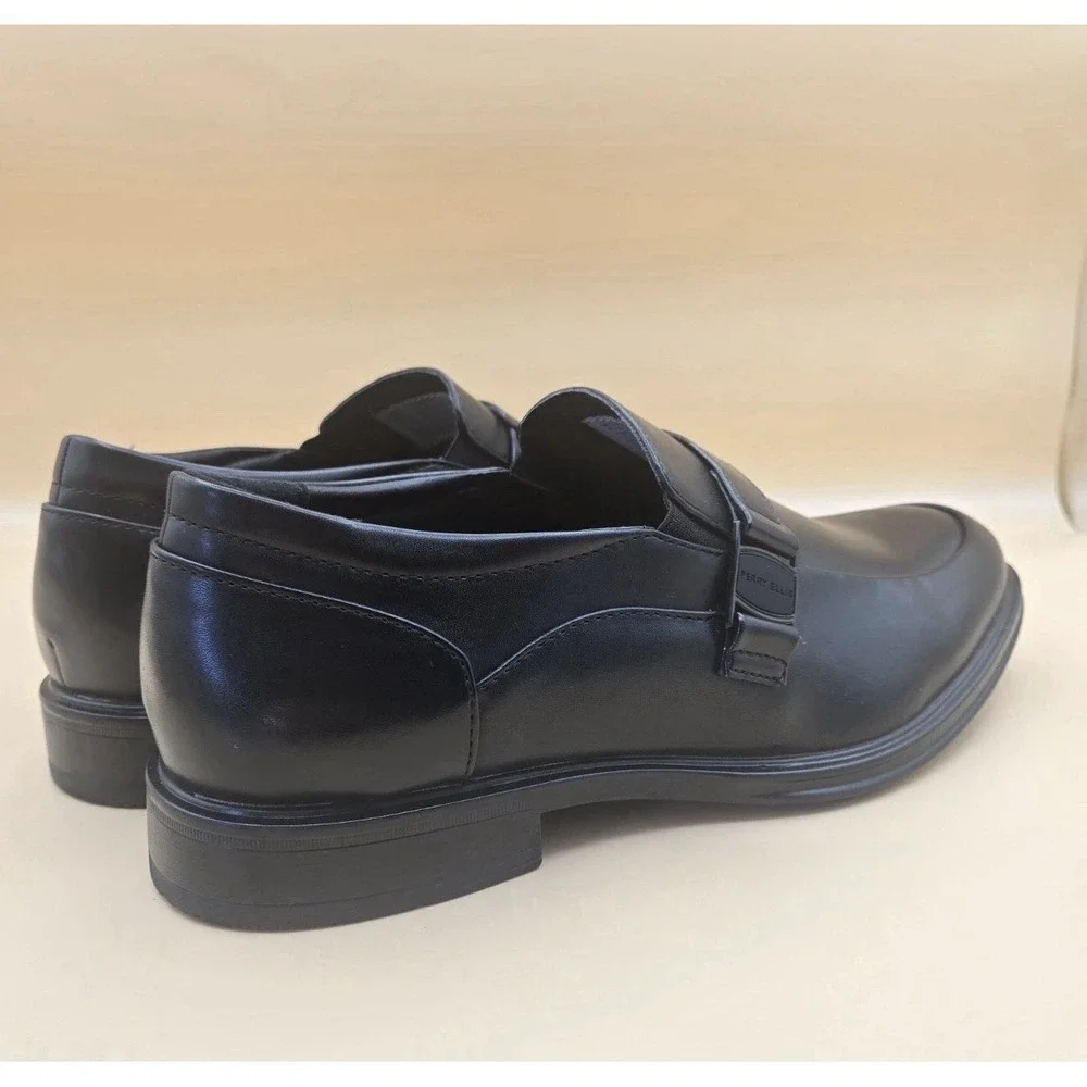 Perry Ellis Portfolio Drexler II RB Mens 10 Wide Dress Shoes Black PEJSN24203A-2